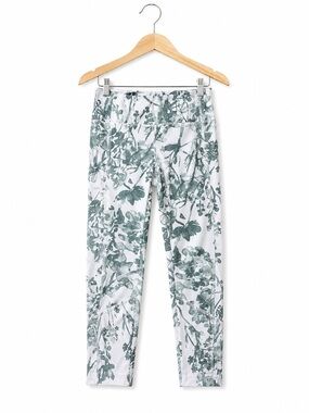 Jockey Floral Print Leggings in Light green and White